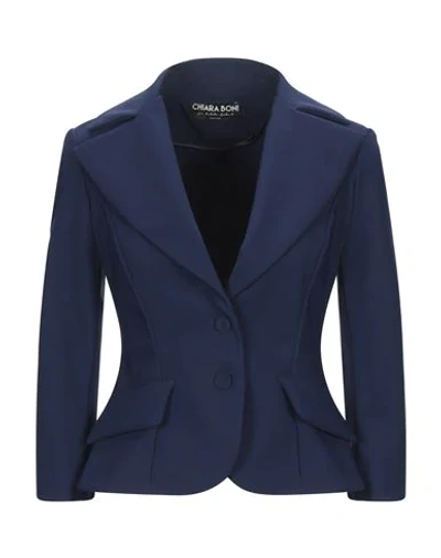 Chiara Boni La Petite Robe Suit Jackets In Dark Blue