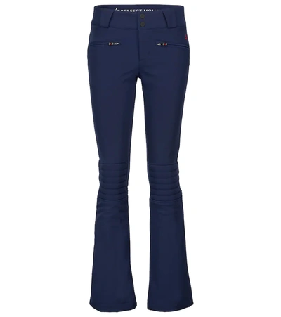 Perfect Moment Aurora High-rise Flared Ski Pants In Navy