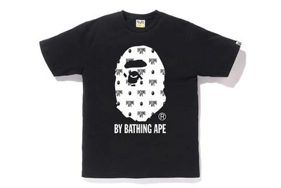 Pre-owned Bape Monogram By Bathing Tee Black/white