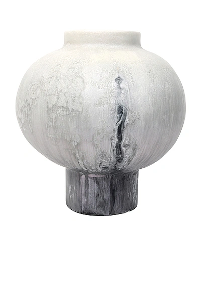 Dinosaur Designs Pearl Bold Vase - Abalone In Silver