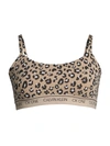 Calvin Klein Ck One Unlined Leopard-print Bralette In Stephen Animal