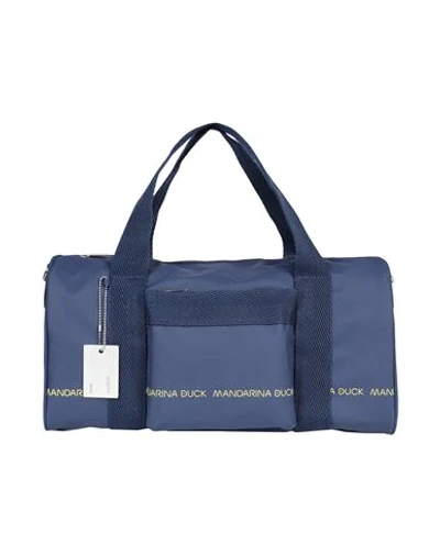 Mandarina Duck Duffel Bags In Dark Blue