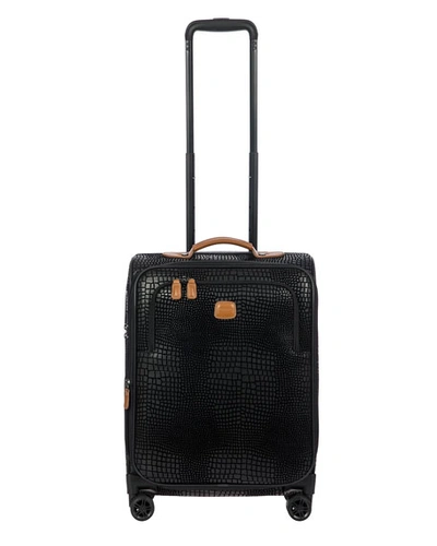 Bric's My Safari 21" Expandable Carry-on Spinner In Black