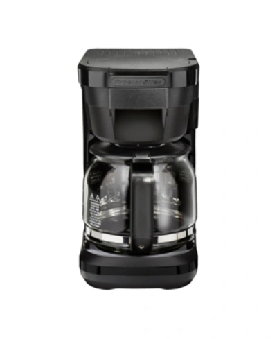 Hamilton Beach Proctor Silex 12 Cup Compact Programmable Coffee Maker In Black