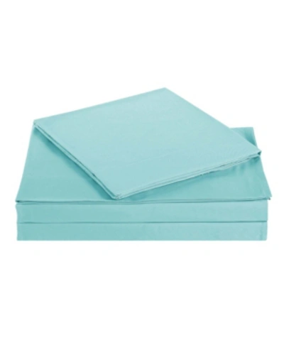My World Solid Twin Sheet Set Bedding In Blue Group
