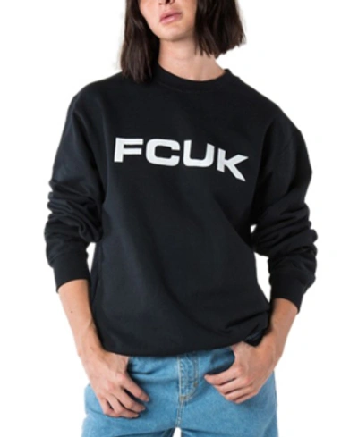 French Connection Classic Graphic Sweatshirt In Black