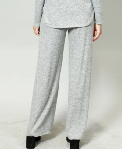 Coin 1804 Women's Cozy Drawstring Pocket Pant In Heather Gray