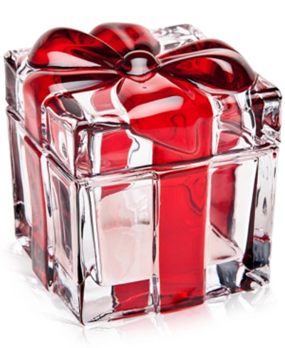 Godinger Bow Present Box In Red