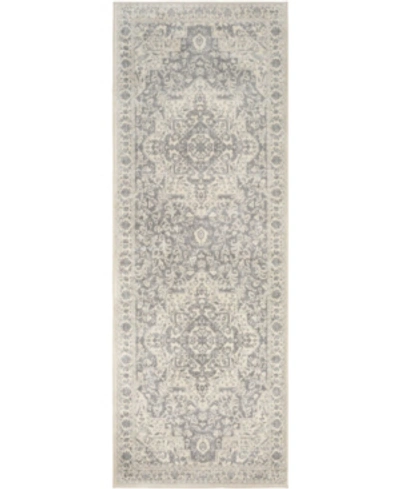 Abbie & Allie Rugs Monaco Moc-2315 2'7" X 7'3" Area Rug In Silver