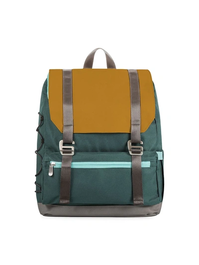 Picnic Time On The Go Traverse Cooler Backpack In Mustard