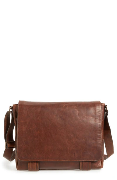 Frye Men's Logan Messenger Bag In Cognac