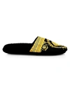 Versace Medusa Slippers In Black