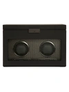Wolf Axis Double Watch Winder With Storage In Powder Coat