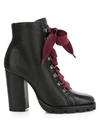 Schutz Zara Leather Combat Boots In Black