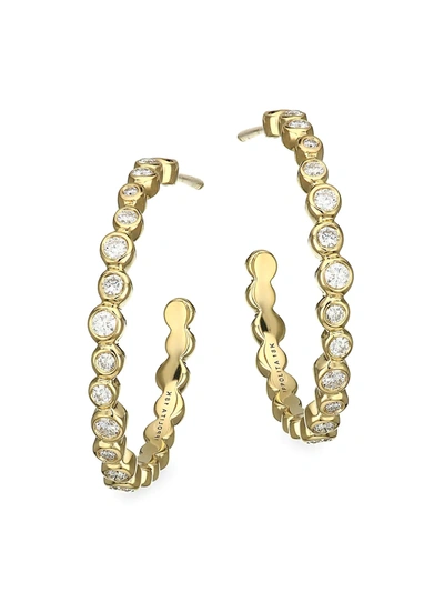 Ippolita Women's 18k Yellow Gold & 0.67 Tcw Stardust Hoop Earrings