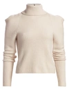 A.l.c Women's Maura Puff-sleeve Turtleneck Sweater In Off White