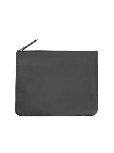 Royce New York Leather Travel Pouch In Black