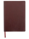 Royce New York Pebble Grain Contemporary Journal In Burgundy