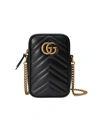 Gucci Women's Gg Marmont Mini Bag In Black