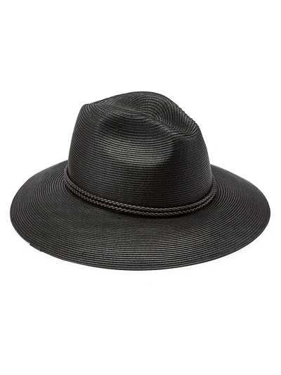 Brunello Cucinelli Women's Woven Fedora In Black