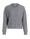 Splendid Reed Rib Knit Sweater In Hthr Charcoal