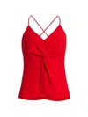 Bailey44 Women's Paint The Town Elize Knotted Camisole In Lipstick