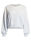 Agolde Balloon-sleeve Sweatshirt In Dapple Sunfade