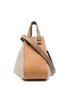Loewe Hammock Small Leather Shoulder Bag In Brown