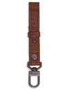 Grace Crocodile Leather Key Fob In Saddle