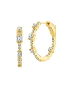 Anita Ko Women's 18k Yellow Gold & Diamond Inside-outside Collins Medium Hoop Earrings