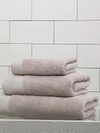 Frette Diamond Border Egyptian Cotton Bath Towel In Light Grey