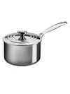 Le Creuset 3-quart Stainless Steel Saucepan In Silver