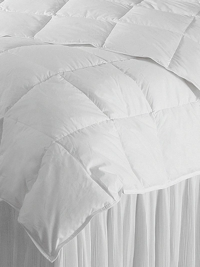 Downtown Company Calla Lily Year Round Cotton & Goose Down Filled Comforter In White