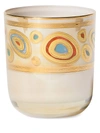 Vietri Regalia Double Old Fashioned Glass In Cream