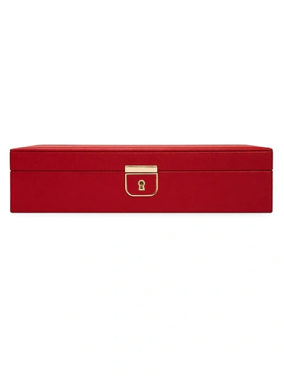Wolf Palermo Medium Jewelry Box In Red