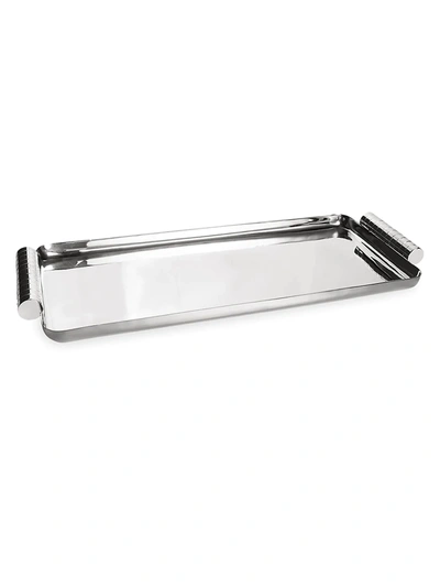Polo Ralph Lauren Montgomery Oblong Tray In Silver