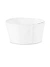 Vietri Lastra Condiment Bowl In White