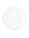 Vietri Lastra Round Platter In White