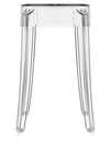 Kartell Two-piece Charles Ghost Stool Set In Clear