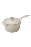 Le Creuset Signature 2.25-quart Enameled Cast Iron Saucepan In Meringue