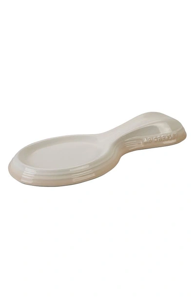 Le Creuset Stoneware Spoon Rest In Meringue