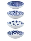 Vietri 4-piece Viva Santorini Bowl Set