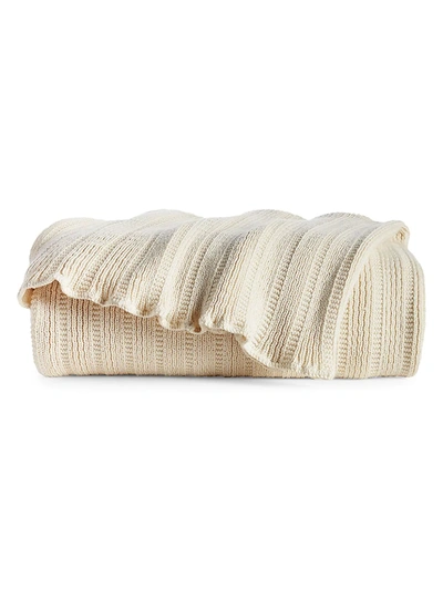 Downtown Company Classic Organic Cotton Knit Throw