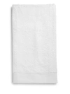 Peacock Alley Terry Loop Corded Dobby-border Bath Sheet In White