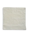Peacock Alley Terry Loop Corded Dobby-border Wash Cloth In Ivory