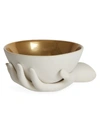 Jonathan Adler Muse Eve Porcelain Accent Bowl In White