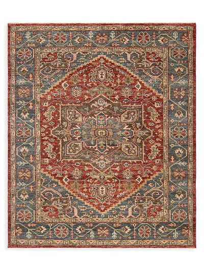 Safavieh Samarkand Wool Hand-knotted Rug In Red Blue