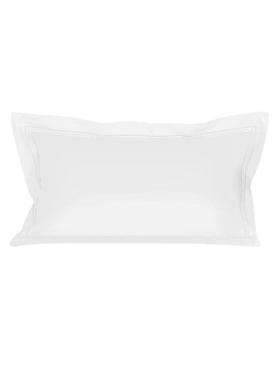 Frette Triplo Popeline 250 Thread Count Sham In White Milk