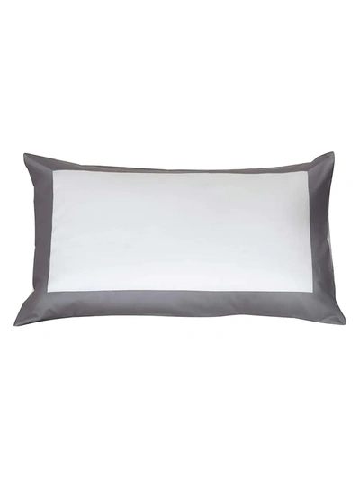 Frette Bold Sham In Milk Slate