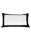 Frette Bold Sham In Milk Black